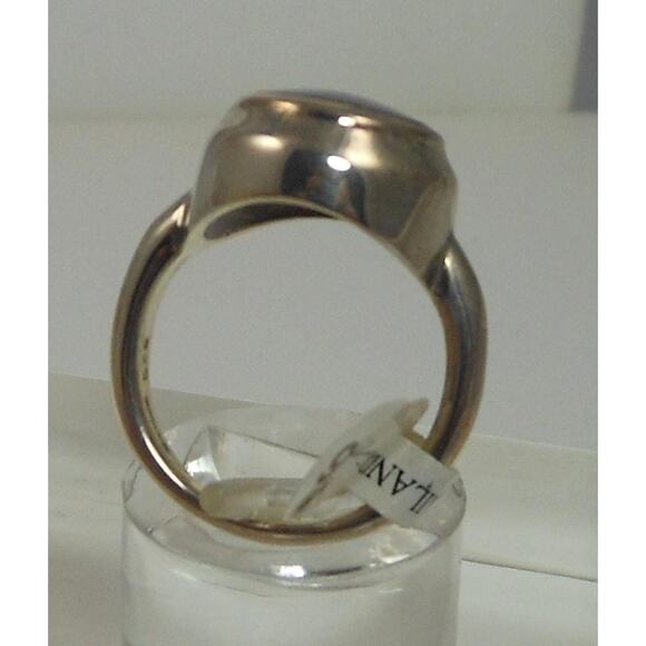 Elegant Vintage Sterling Silver Black Onyx Ring Size 6 925 Thailand NOS 6.5g - Picture 6 of 8